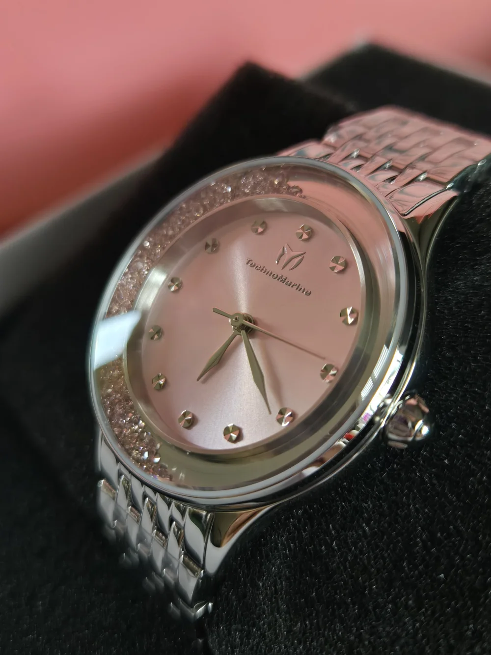 TM-9026008 TechnoMarine Brillantezza Del Mare Women's Watch Pink 34mm